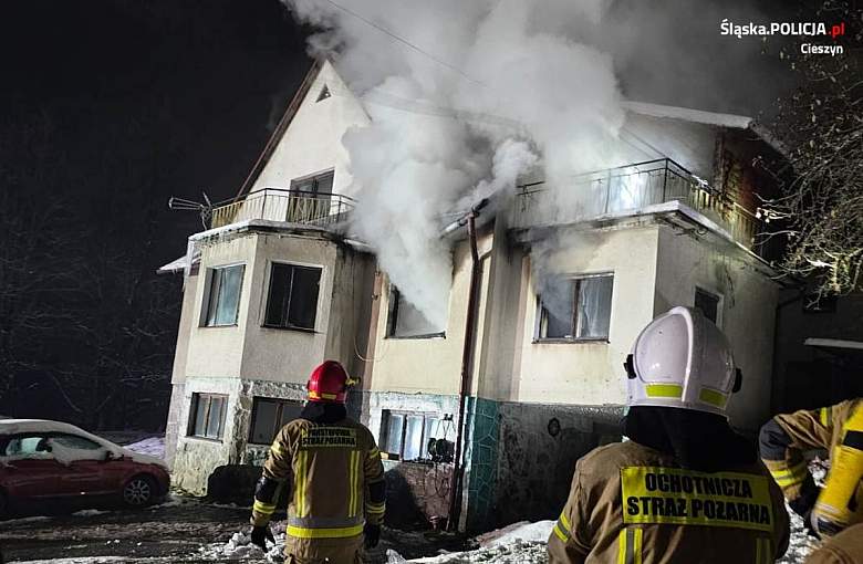 POŻAR DOMU W WIŚLE. NIE ŻYJE 82-LETNIA KOBIETA