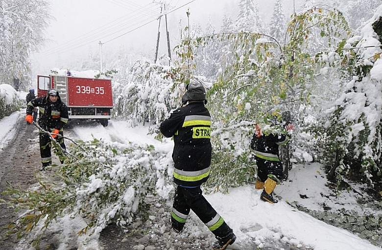 Ostrzeżenia meteorologiczne: Intensywne opady śniegu